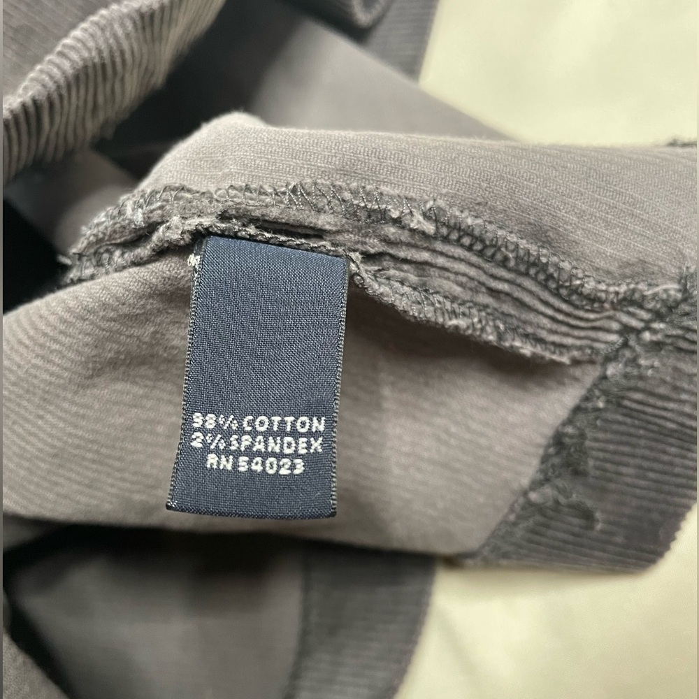 Banana Republic Charcoal Grey Stretch Corduroy Skirt with Pockets - Picture 8 of 10